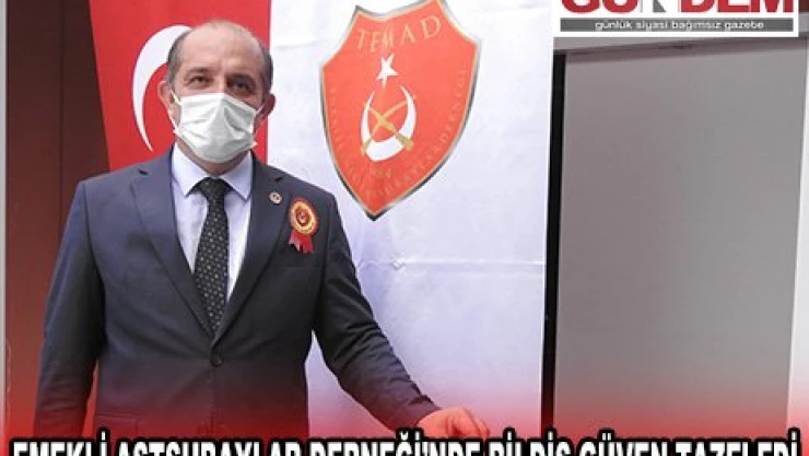 Emekli Astsubaylar Derneği'nde Bildiş güven tazeledi