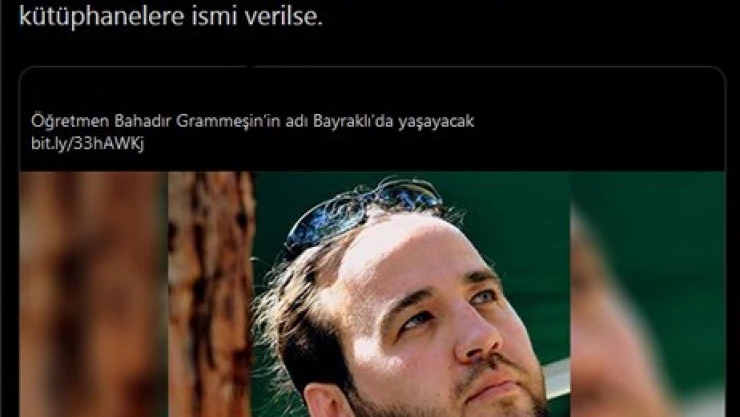 Grammeşin'in adı yaşatılsın
