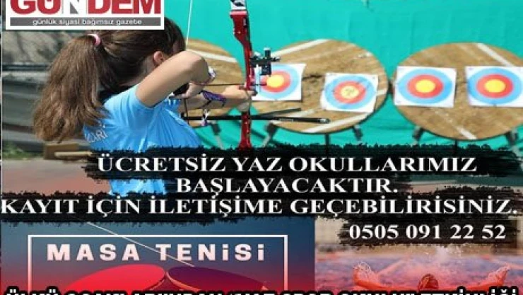 ÜLKÜ OCAKLARI'NDAN 'YAZ SPOR OKULU' ETKİNLİĞİ