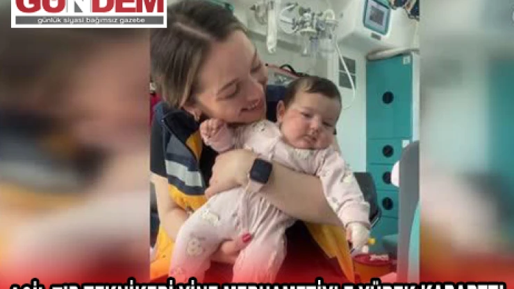 Terk edilmiş bebeğe süt annelik yapan acil tıp teknikeri yine merhametiyle yürek kabarttı