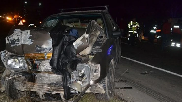 Zincirleme trafik kazası 1 ölü 7 yaralı