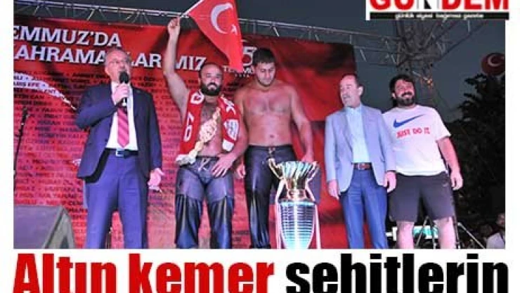 Altın kemer şehitlerin