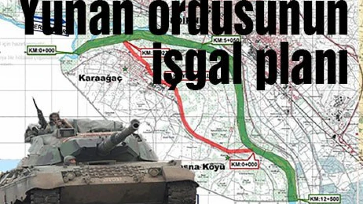 Yunan ordusunun işgal planı
