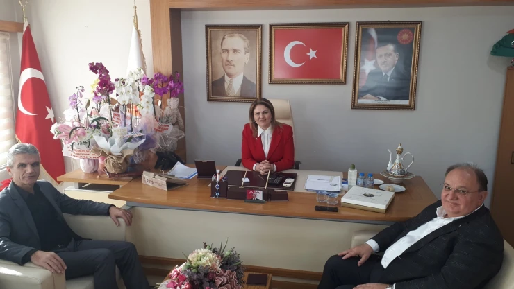 Akmeşe'den İba'ya ziyaret