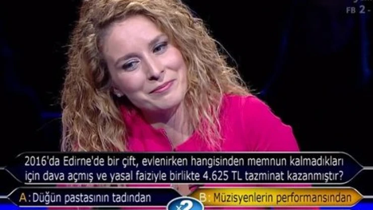 Tazminat yarışma sorusu oldu