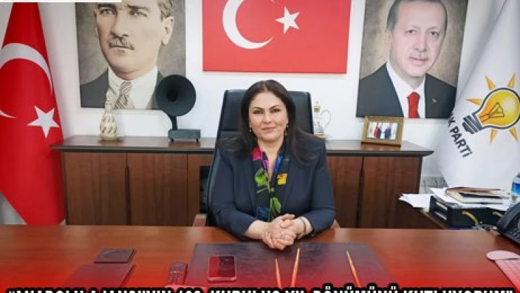 'ANADOLU AJANSI'NIN 102. KURULUŞ YIL DÖNÜMÜNÜ KUTLUYORUM'