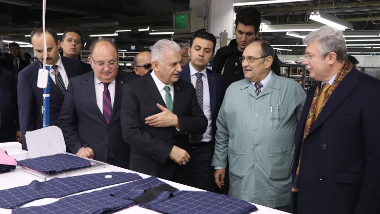 Yıldırım'dan fabrika ziyareti
