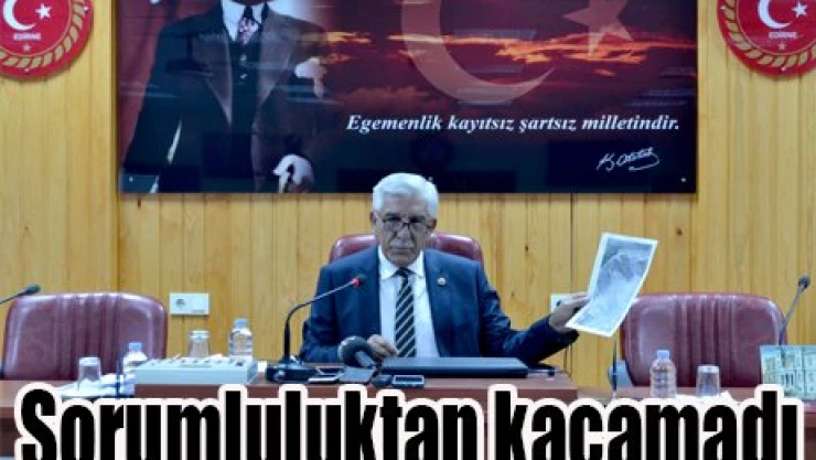 Sorumluluktan kaçamadı