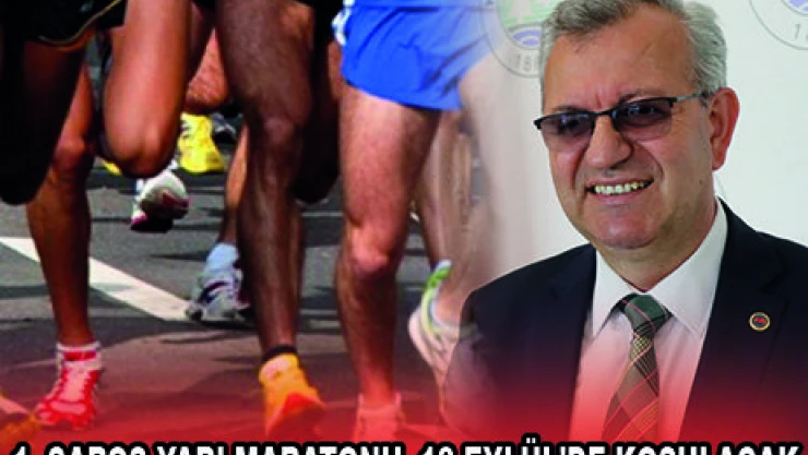 1. SAROS YARI MARATONU, 18 EYLÜL'DE KOŞULACAK