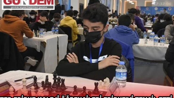 TED EDİRNE KOLEJİ ÖĞRENCİLERİ EDİRNE'Yİ TEMSİL ETTİ