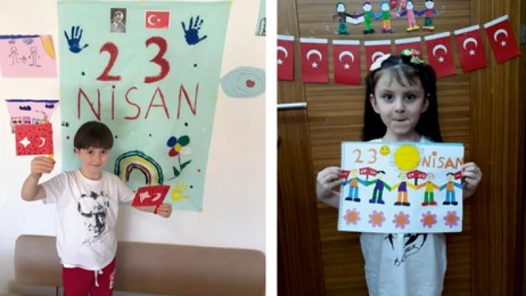 Öğrencilerden 23 Nisan videosu