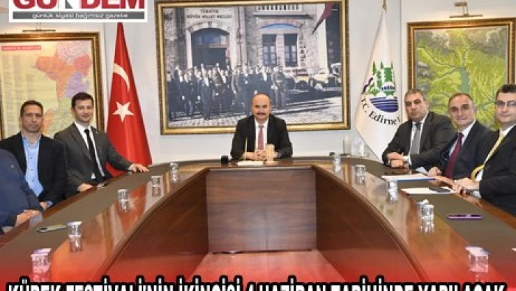 KÜREK FESTİVALİ'NİN İKİNCİSİ 4 HAZİRAN TARİHİNDE YAPILACAK