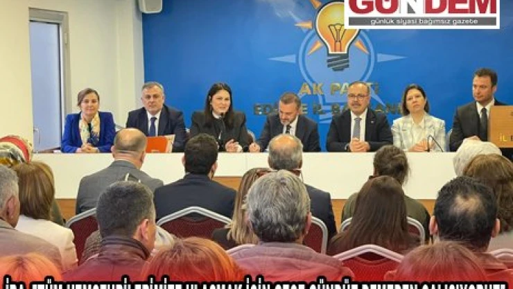 İBA, 'TÜM HEMŞEHRİLERİMİZE ULAŞMAK İÇİN GECE GÜNDÜZ DEMEDEN ÇALIŞIYORUZ'