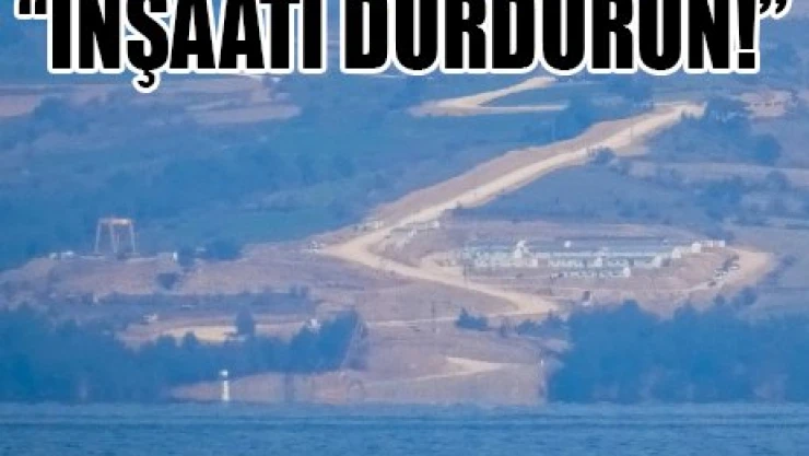 Saros'tan FSRU'ya karşı çağrı: 'İNŞAATI DURDURUN!'