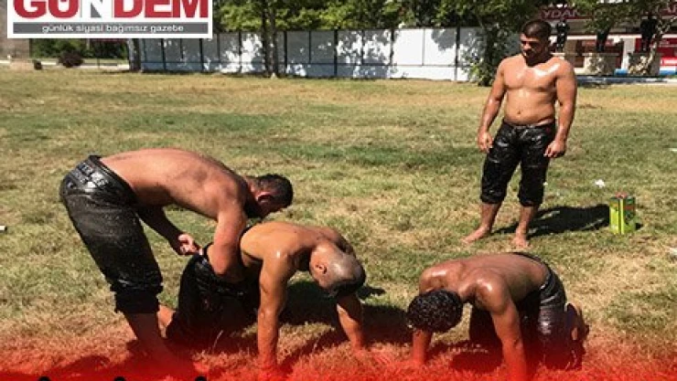 Edirneli pehlivanlar Kuzey Makedonya'da gerçekleşecek turnuvaya hazırlanıyor