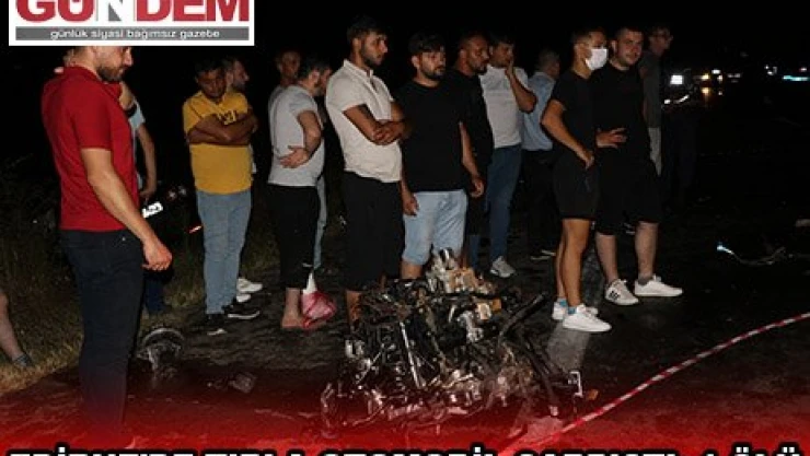 Edirne'de tırla otomobil çarpıştı: 1 ölü