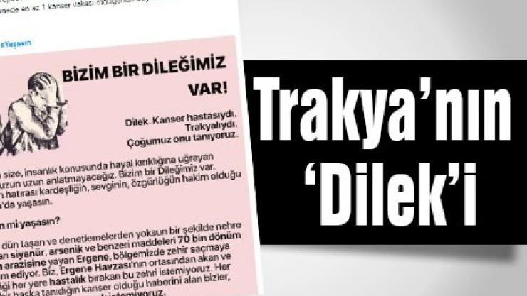 Trakya'nın Dilek'i