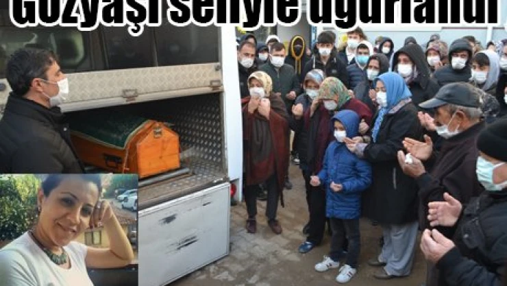 Gözyaşı seliyle uğurlandı