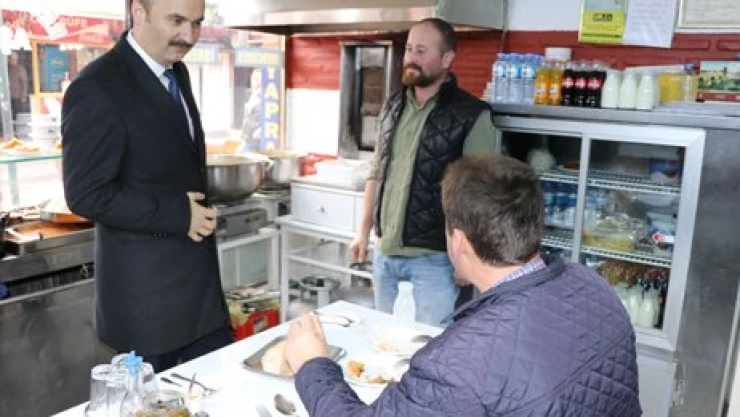 Vali'den esnaf çıkarması