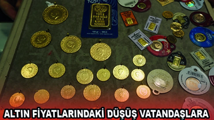 ALTIN FİYATLARINDAKİ DÜŞÜŞ VATANDAŞLARA YATIRIM FIRSATI SUNUYOR
