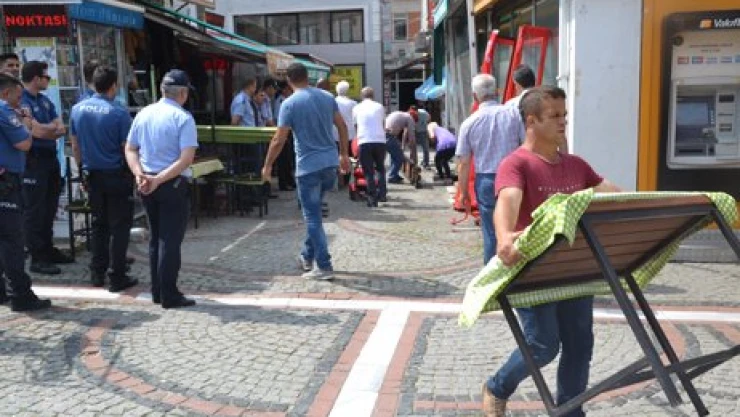 Zabıtanın dediği oldu