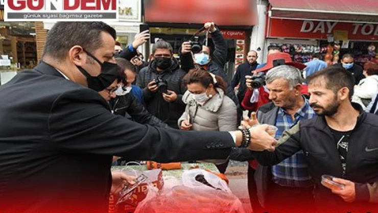 VATANDAŞLAR FESTİVALE KABAK TATLISI İLE DAVET EDİLDİ