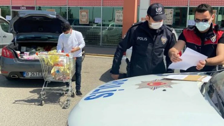 Araçla alışverişe ceza