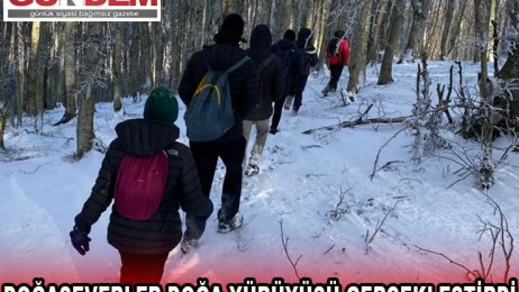 DOĞASEVERLER DOĞA YÜRÜYÜŞÜ GERÇEKLEŞTİRDİ