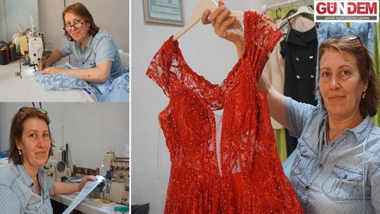 Halk Eğitim Kursunda öğrendiği mesleğini 36 yıldır sürdürüyor