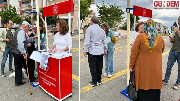 Halk sağlığına yönelik farkındalık çalışması yapıldı