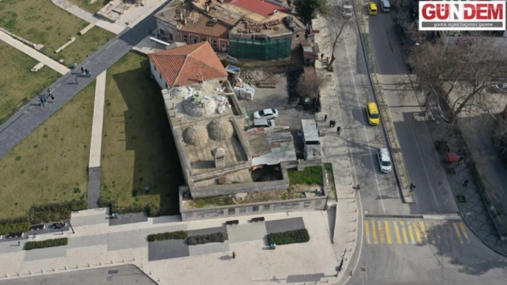 Han ve hamamın restorasyonu Selimiye ile aynı anda bitecek