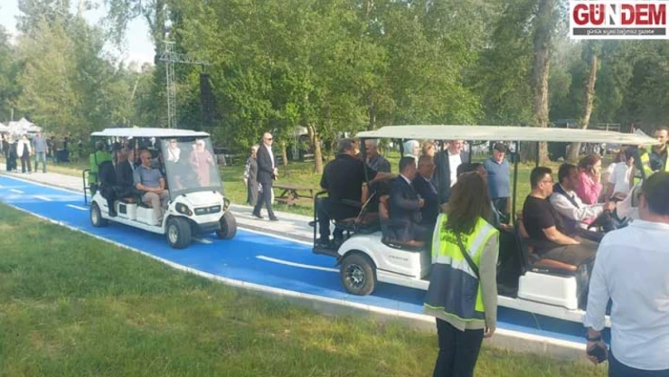 Hem çevre haftası kutlandı hem de Millet Bahçesi kullanıma açıldı
