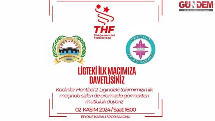 Hentbolda ilk maç