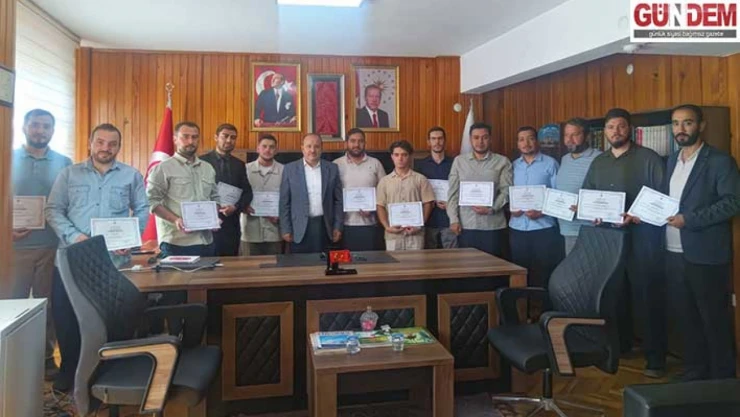 'Hutbelerde etkili iletişim için eğitim programı tamamlandı'