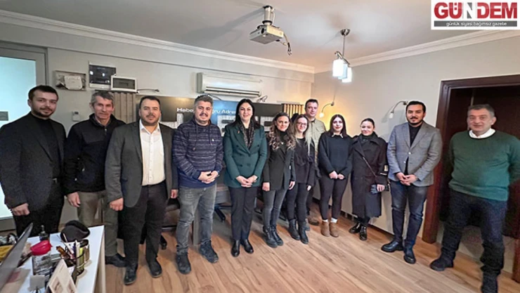 İba ve beraberindeki heyetten 'Gazeteciler Günü' ziyareti