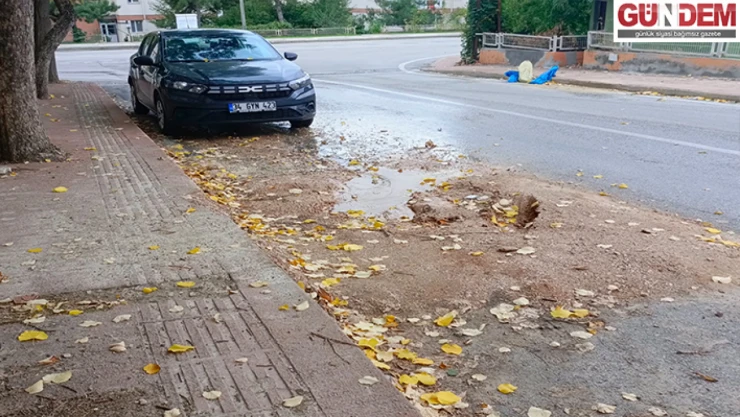 İçme suyu boşa akıyor