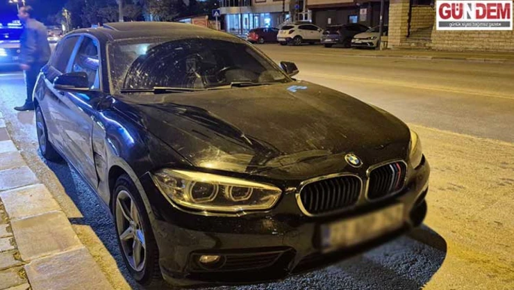 İki araçlı kazada motosiklet sürücüsü hastaneye kaldırıldı