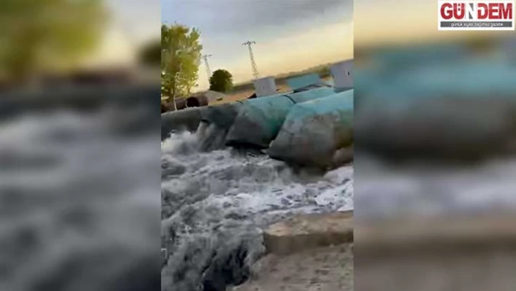 İpsala'da çeltik tarlalarına su verildi