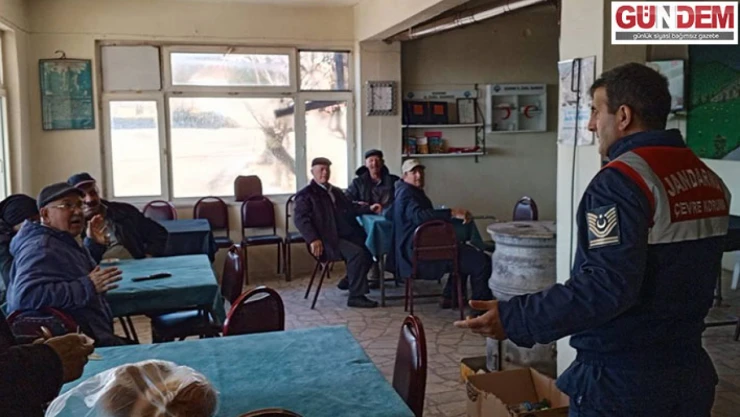 Jandarma ekipleri köylerdeki vatandaşları soba zehirlenmelerine karşı uyardı