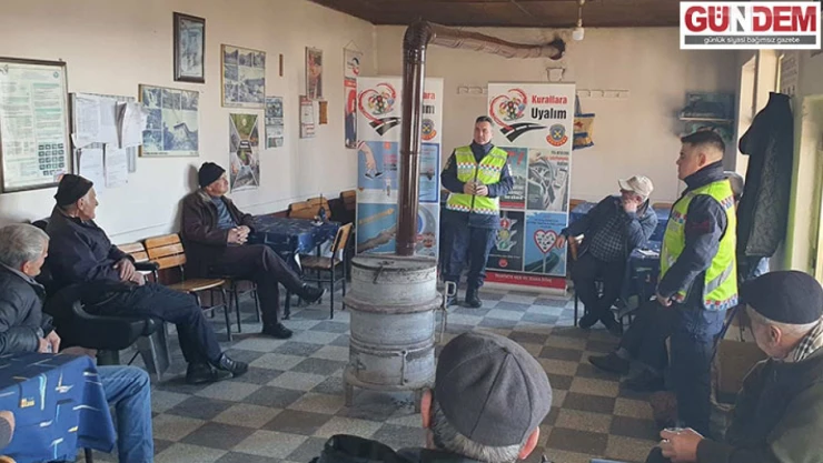 Jandarma ekipleri vatandaşları bilgilendirmeye devam ediyor
