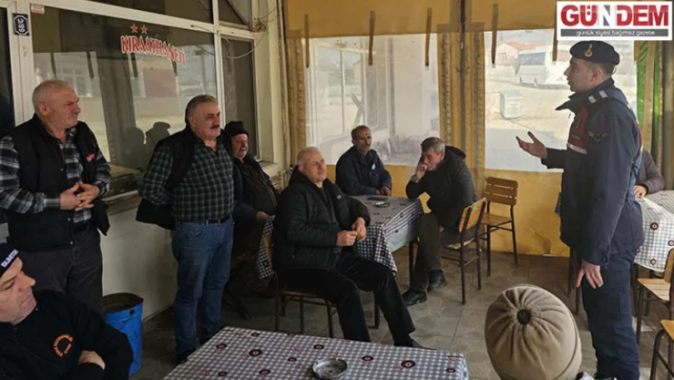 Jandarma ekipleri vatandaşları bilgilendirdi