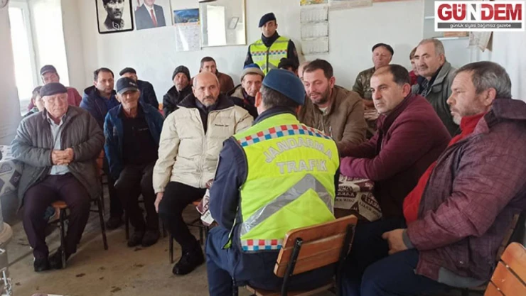 Jandarma ekipleri vatandaşları bilgilendirdi