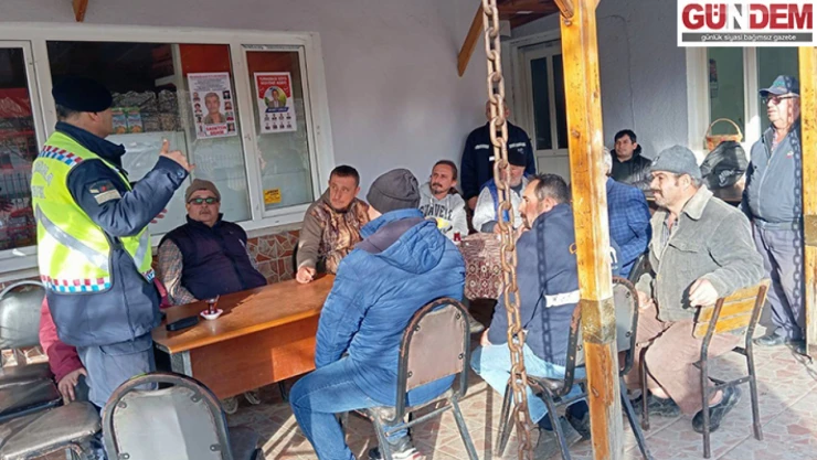 Jandarma ekipleri vatandaşları bilgilendirdi