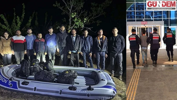 Jandarma ekiplerince son 1 haftada 468 göçmen yakalandı