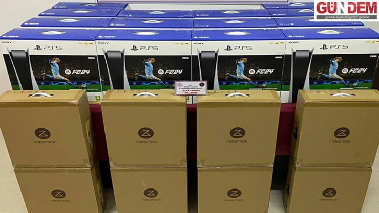 Jandarmadan kaçak elektronik eşya operasyonu