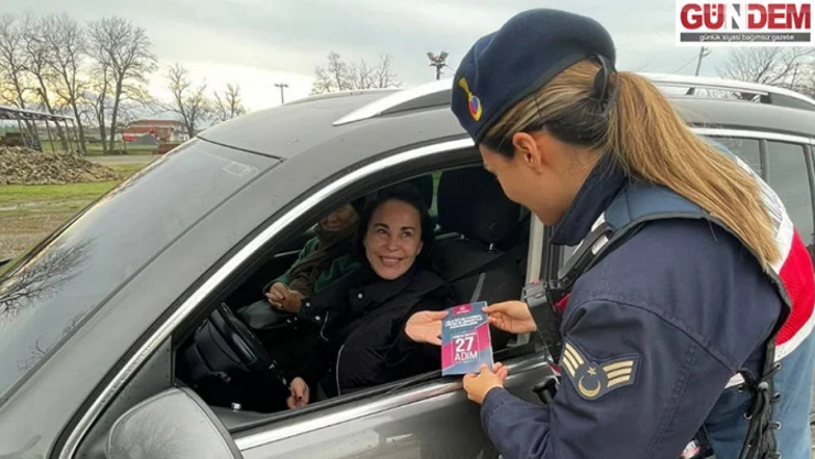 Jandarmadan köylerde KADES tanıtımı