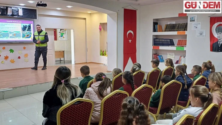 Jandarmadan trafik eğitimi
