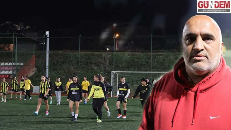 Kadın futbol takımı şampiyonluk hedefiyle ter döküyor