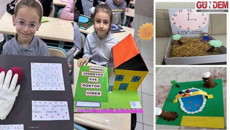 Kadripaşa'da 'Atasözleri ve Deyimleri Maket Anlatımı' Etkinliği