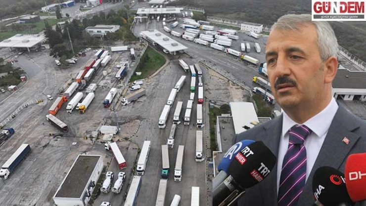 Kapıkule'de saatlik 96 tır geçişi ile rekor sayıya ulaşıldı